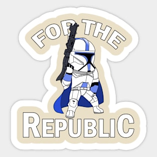 For the Republic Sticker